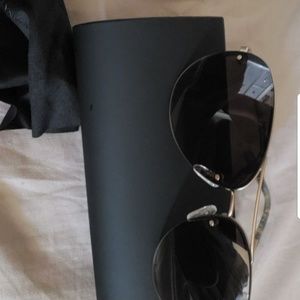 Aviator banana republic sunglasses dark grey